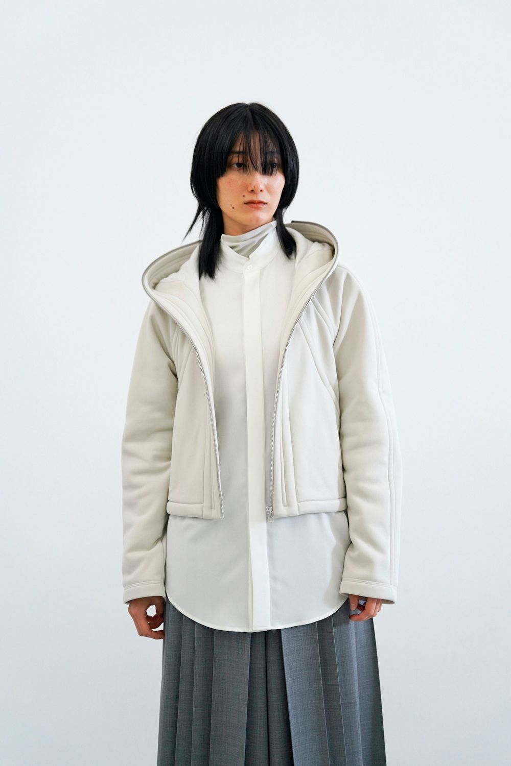 HATRA - 【24AW】Hak Pleats Pants [grey] - ハカマプリーツ