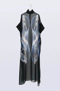 【26AW / 予約受付中】Sphere Sheer Robe [black] - スフィアシアーローブ [ブラック] / FW26RO01
