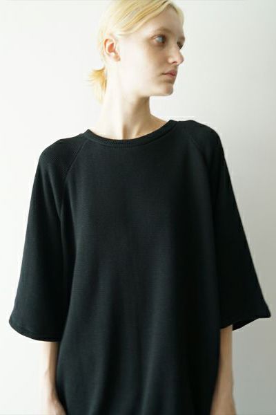【25SS】ballon t-shirt [BLACK]｜バルーンTシャツ / vu-cut-003