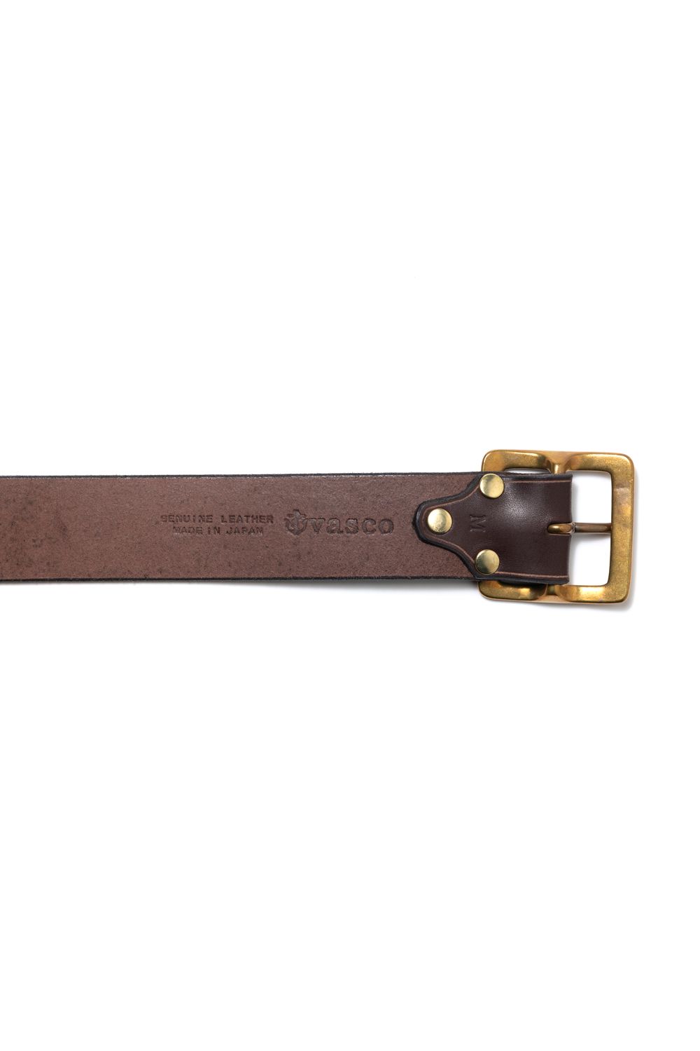 LEATHER GARRISON BELT [BROWN] | レザーギャリソンベルト / ブラウン