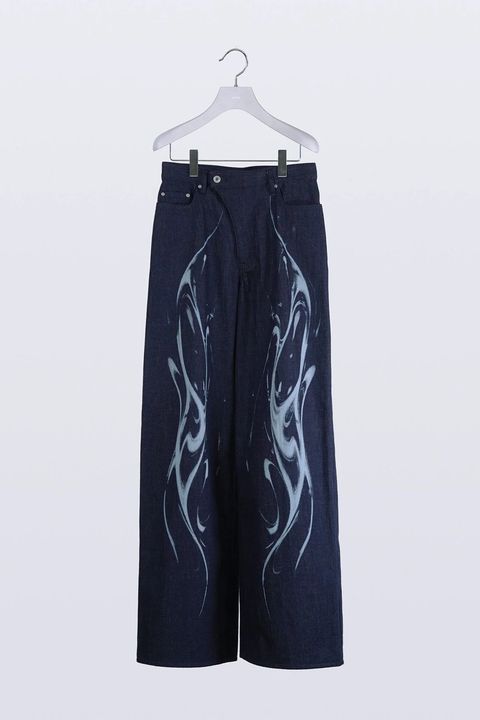 【26SS / 予約受付中】Refract Bleach Denim [navy]  - リフラクトブリーチデニム [ネイビー] / SS26BT09