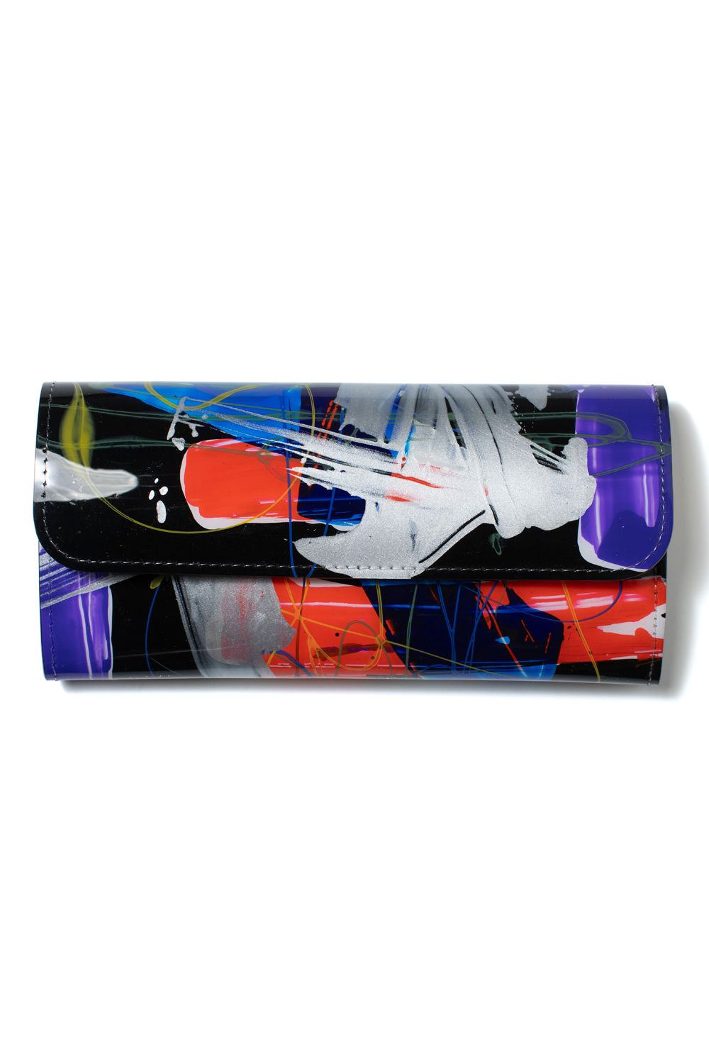 PAINT WALLET LONG [BLACK] / ペイントウォレットロング [ブラック]