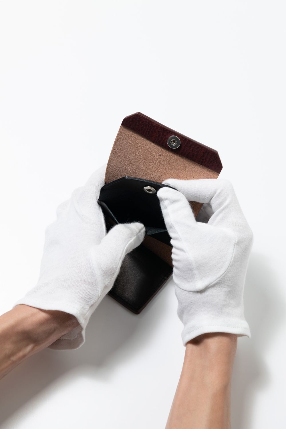 WORDING WALLET MINI [BROWN] / ワーディングウォレットミニ [ブラウン]
