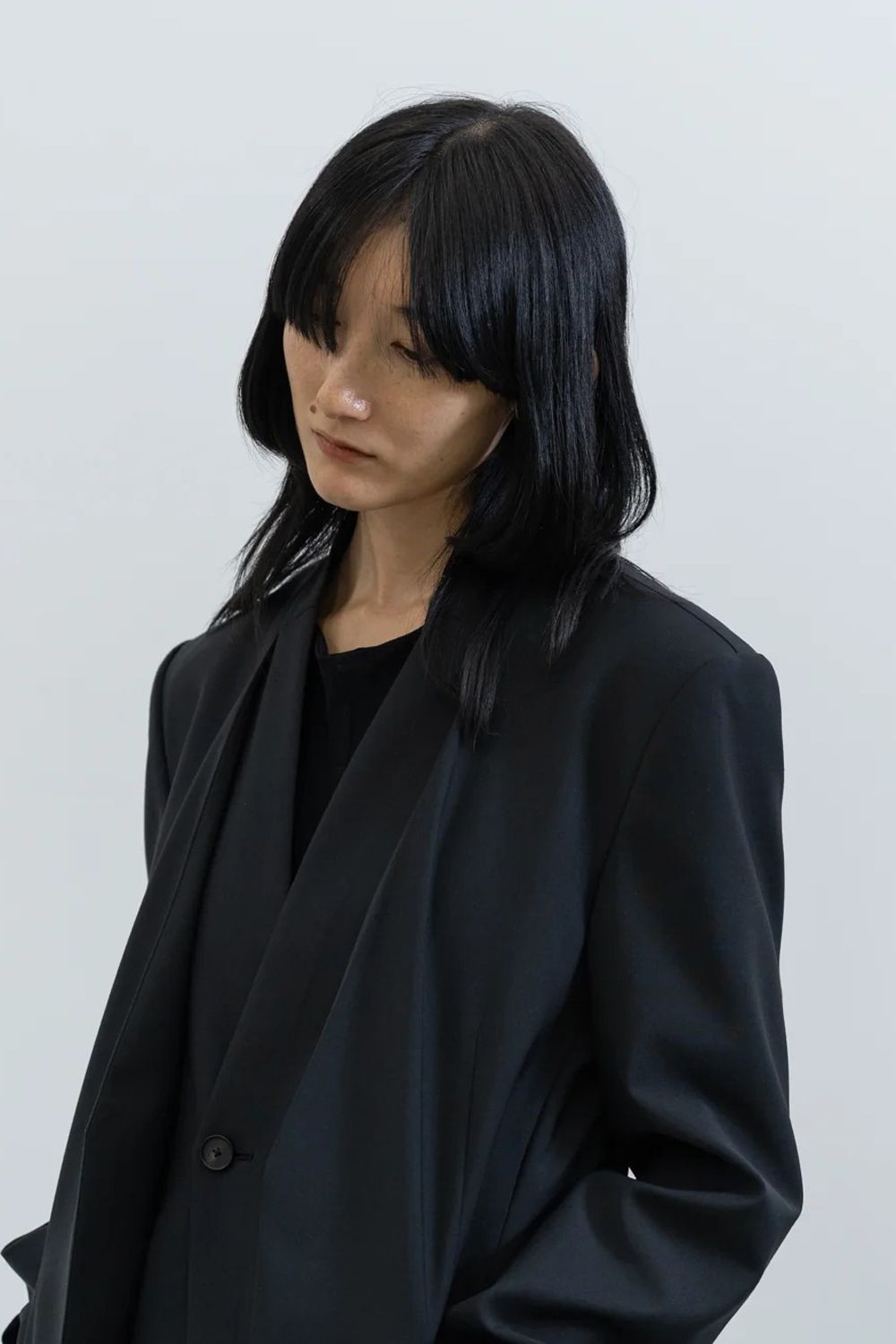 【26SS / 予約受付中】Dub Tailored Jacket [black] - ダブルテーラードジャケット [ブラック] / SS26OU01