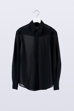【ラスト1点 / 25SS】Alpha Shirt [black] - アルファシャツ [ブラック] / SS25SH02