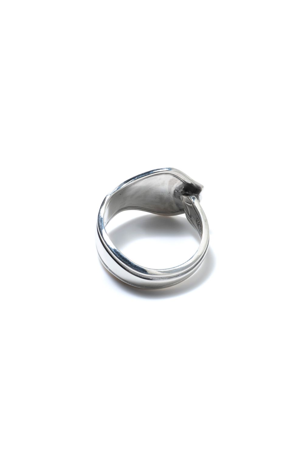 【1点もの】CREST CARVE SPOON RING / クレストカーブスプーンリング [SV]