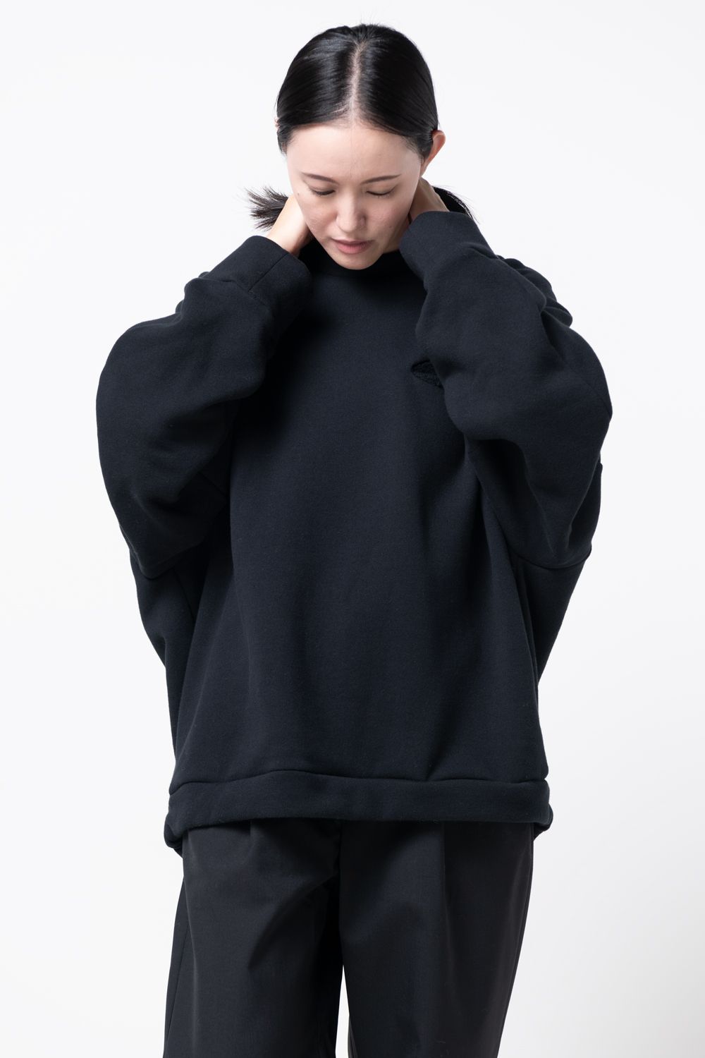 VUy ヴウワイ box slit pants vuy-a23-p02[BLACK×PAINT]