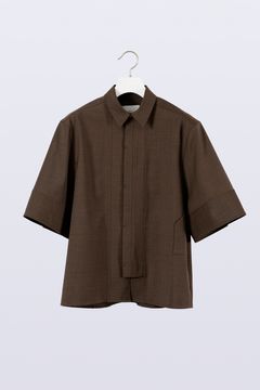 【25SS】Tri Front Shirt [bronze] - トライフロントシャツ [ブロンズ] / SS25SH04