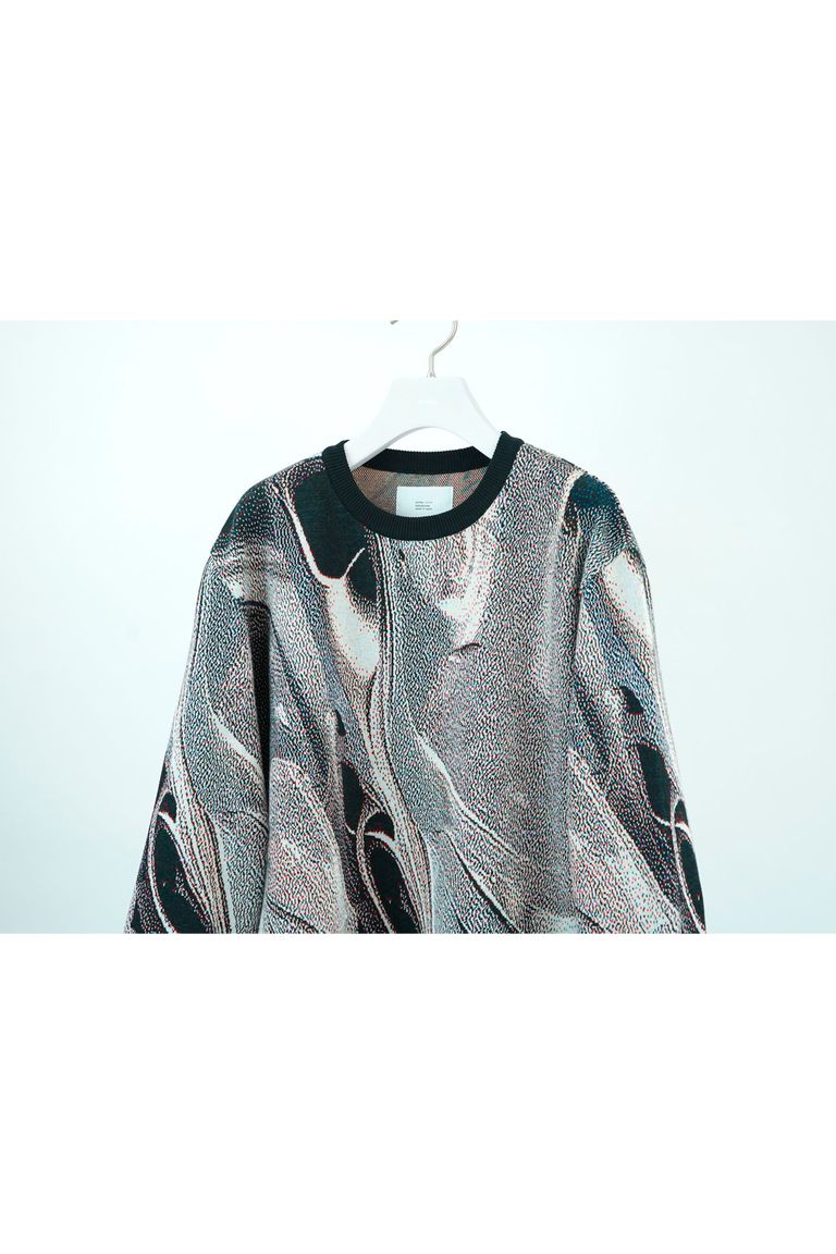 HATRA - 【23AW】Weld Knit Sweater [silver] - ウェルドニット 