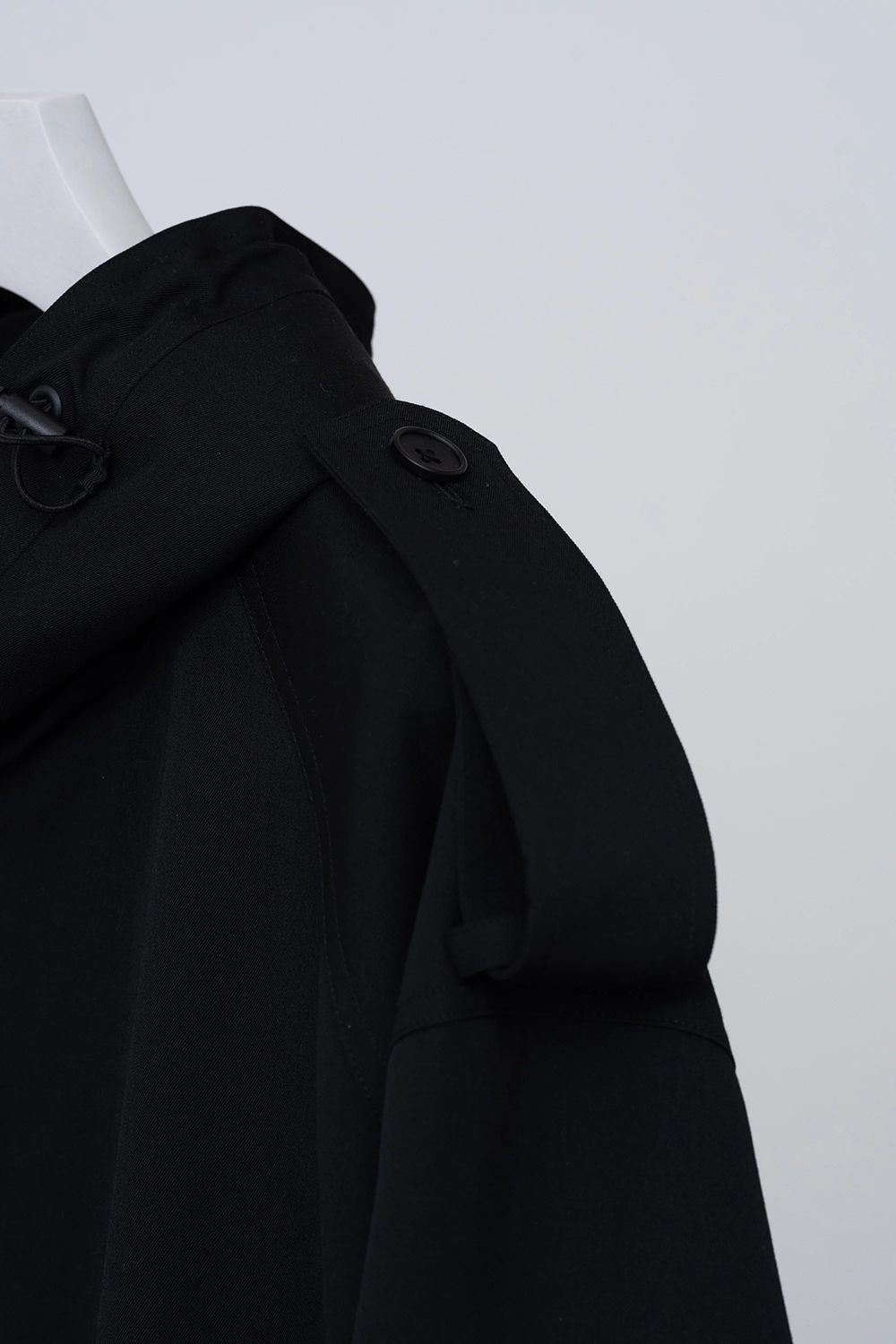 【26AW / 予約受付中】Disk Over Coat [black] - ディスクオーバーコート [ブラック] / FW26OU03