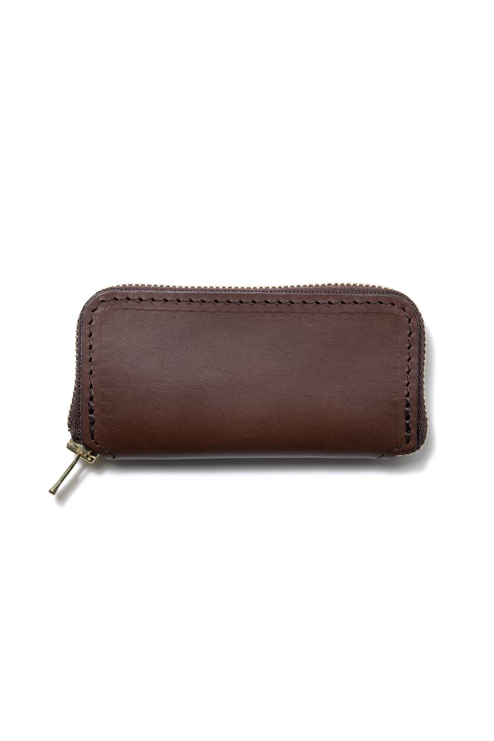 LEATHER VOYAGE ROUND ZIP KEY CASE [CORTESIA] TypeA | キーケース (ラウンドジップ) / ブラウン
