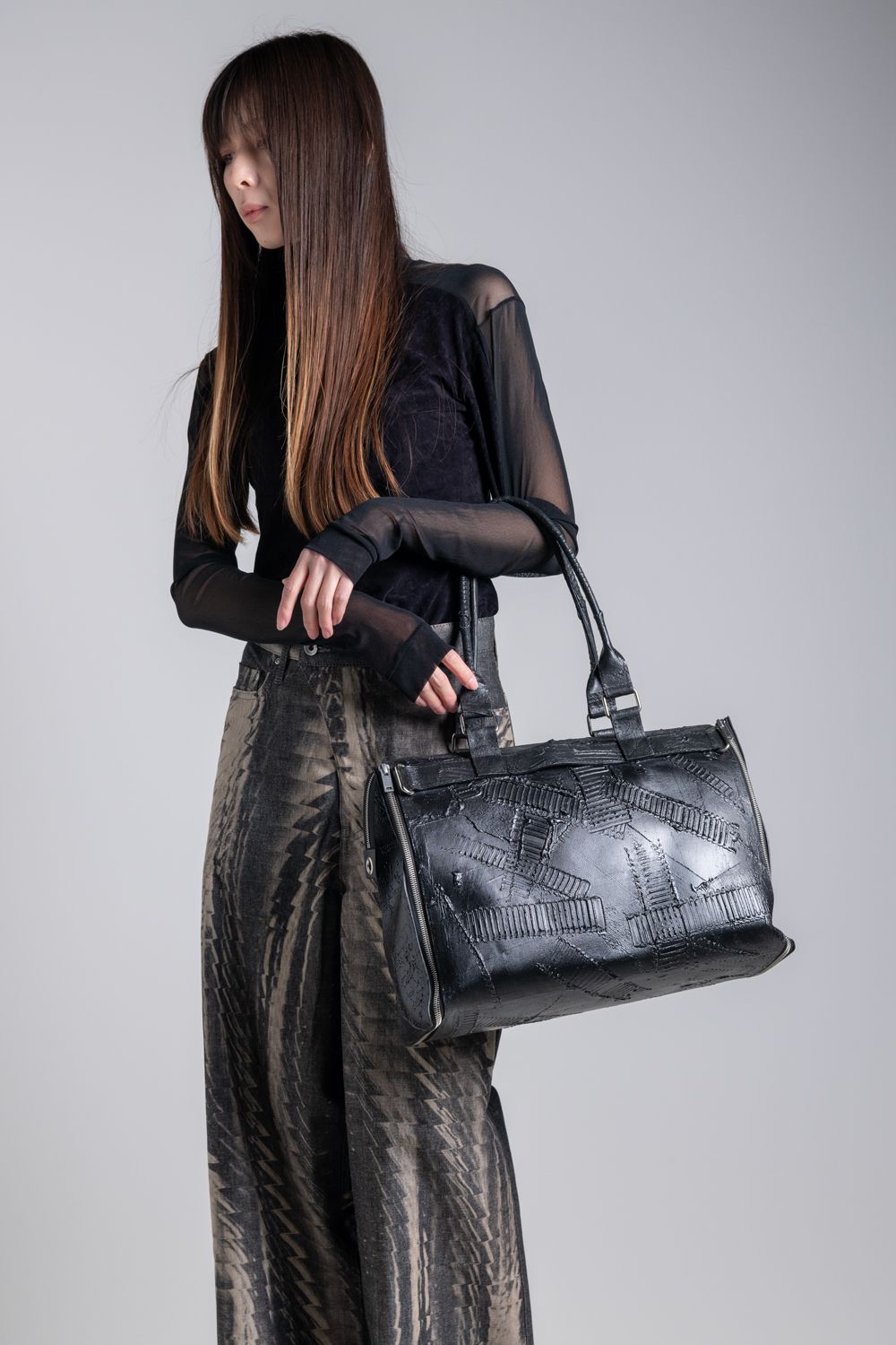 【お取り寄せ可能】ツールバッグ・プレーン [ブラック] / w25-02-bk