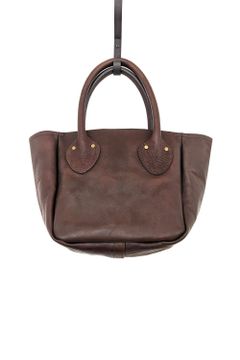 【25SS予約受付中｜12/17まで】レザーオールドトートバッグ - スモール [ブラウン] / LEATHER OLD TOTE BAG - SMALL [BROWN]