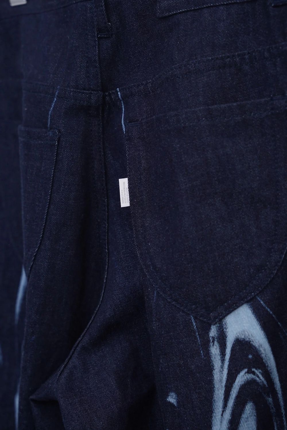 【26SS / 予約受付中】Refract Bleach Denim [navy]  - リフラクトブリーチデニム [ネイビー] / SS26BT09