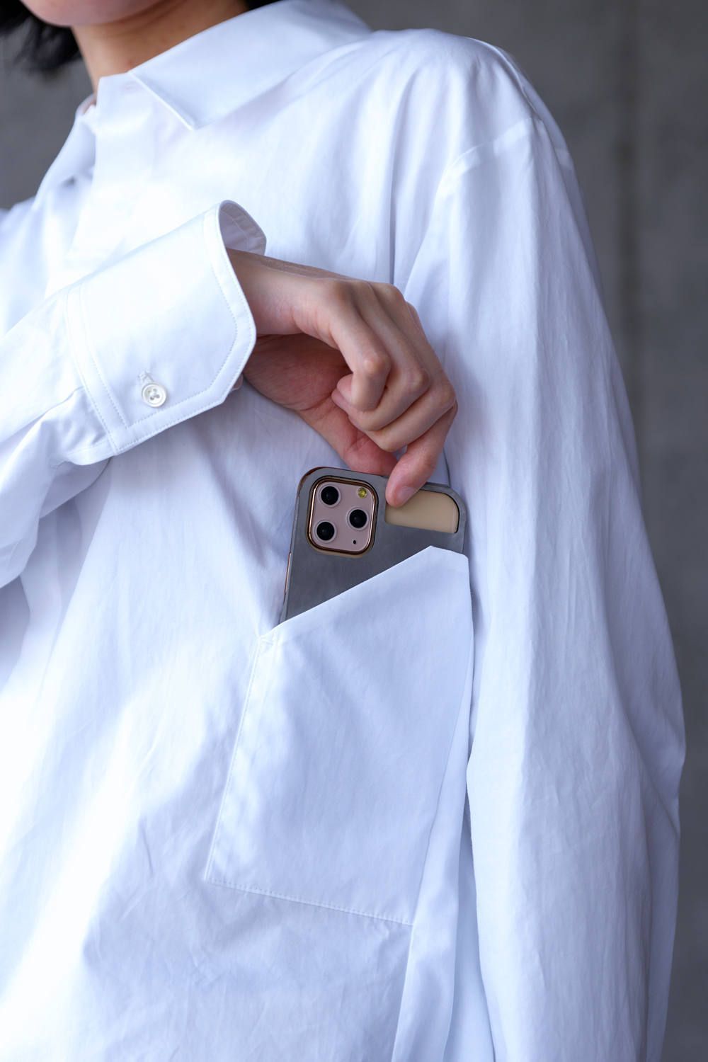 【iPhone14対応】FLAP series / CONCRETE MATTE [コンクリートマット] / スタンド付きiPhone14ケース