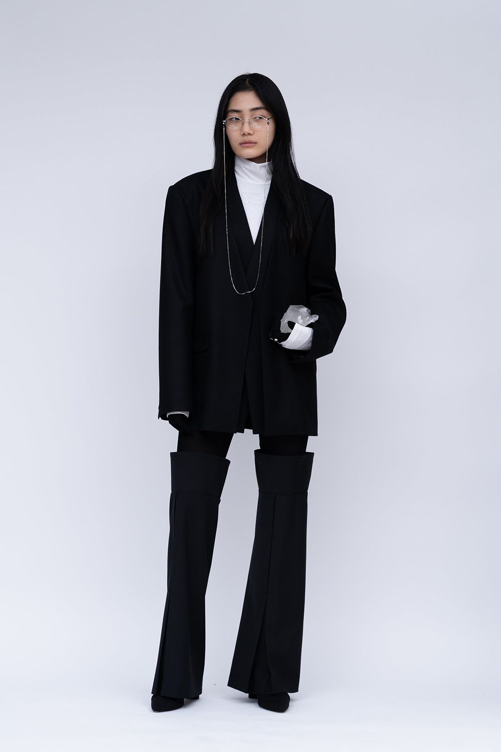【25AW】Dub Tailored Jacket [grey] - ダブルテーラードジャケット [グレー] / FW25OU01