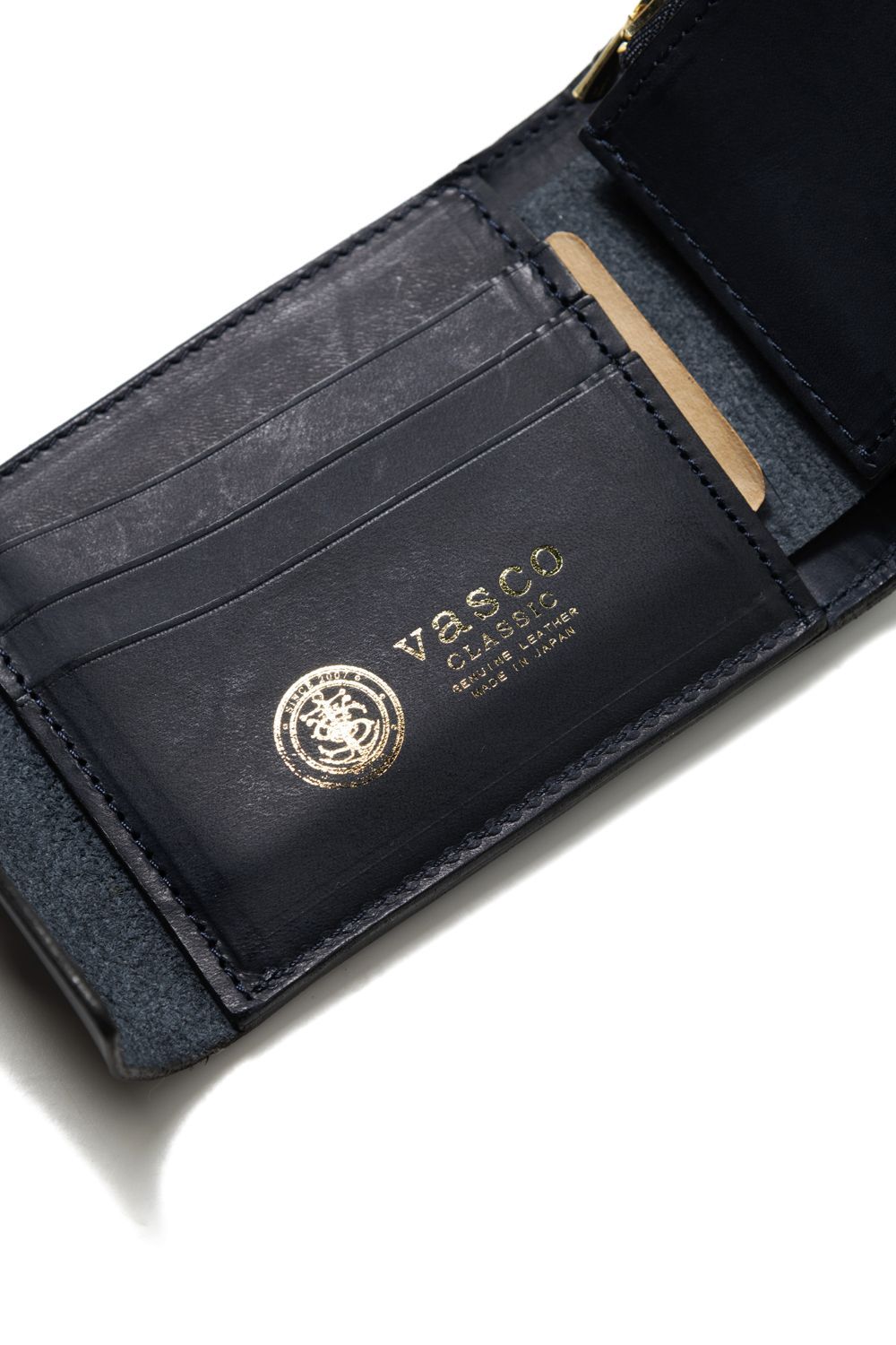 【25SS予約商品】レザーネイバルミドルウォレット [ネイビー] / LEATHER NAVAL MIDDLE WALLET [MARINE]