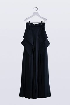 【26SS / 予約受付中】Atlantis Pleats Trousers [black] - アトランティスプリーツトラウザーズ [ブラック] / SS26BT10