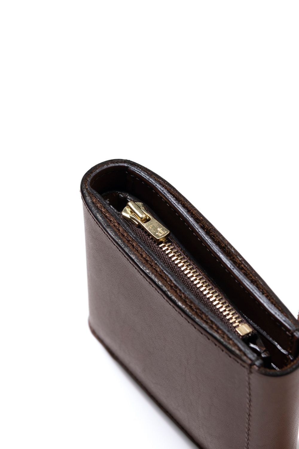 【25SS予約商品】LEATHER NAVAL MIDDLE WALLET [CORTESIA] | ネイバル ミドルウォレット / ブラウン
