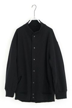 【24AW】sweat stadium [BLACK] - スウェットスタジャン [ブラック] / vum-b01
