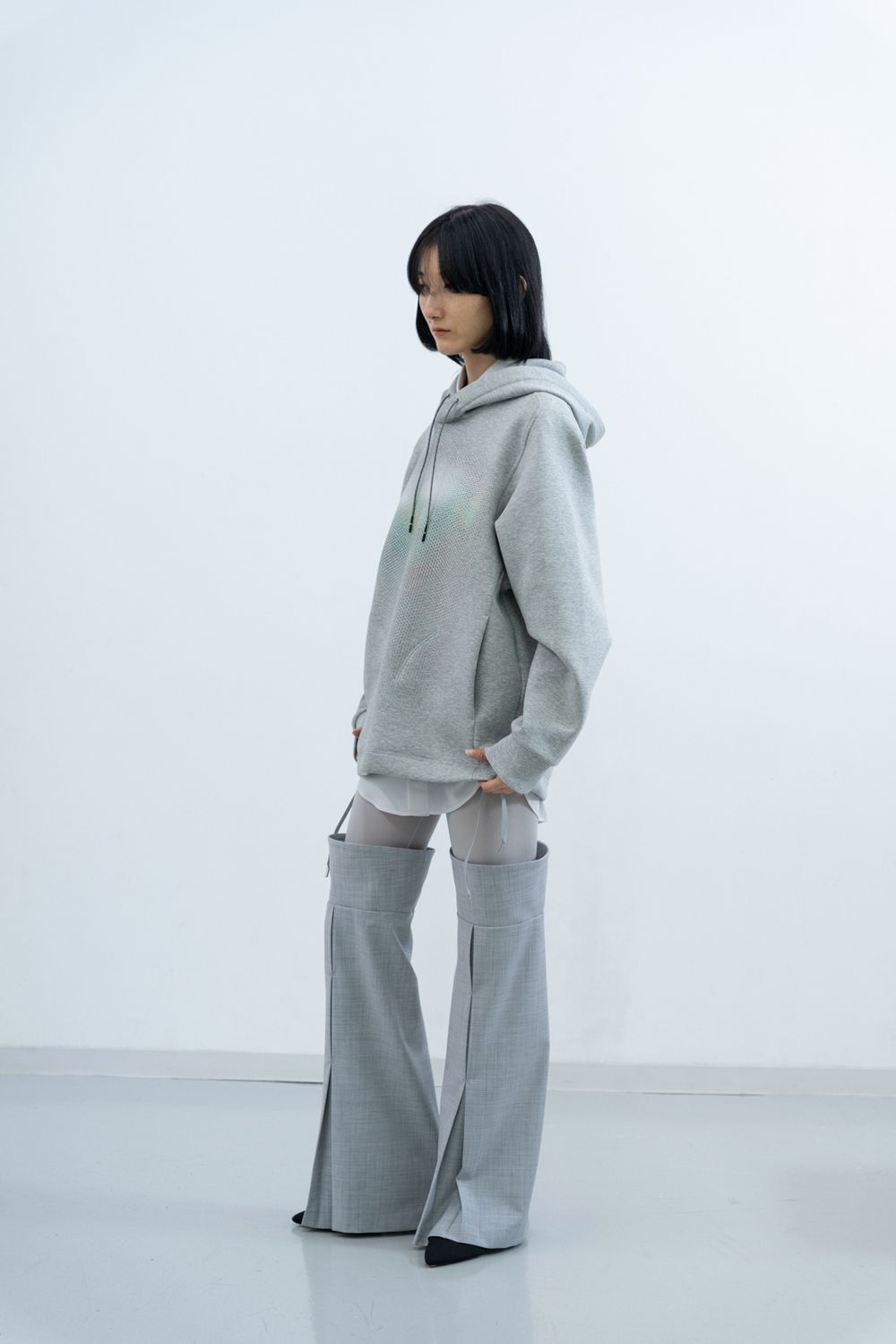 【25SS】Tear Hoodie [grey] - ティアフーディー [グレー] / SS25HO01