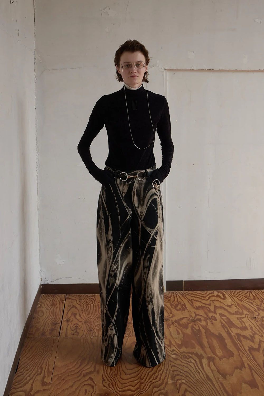 【26AW / 予約受付中】Sphere Bleach Denim [black]  - スフィアブリーチデニム [ブラック] / FW26BT06