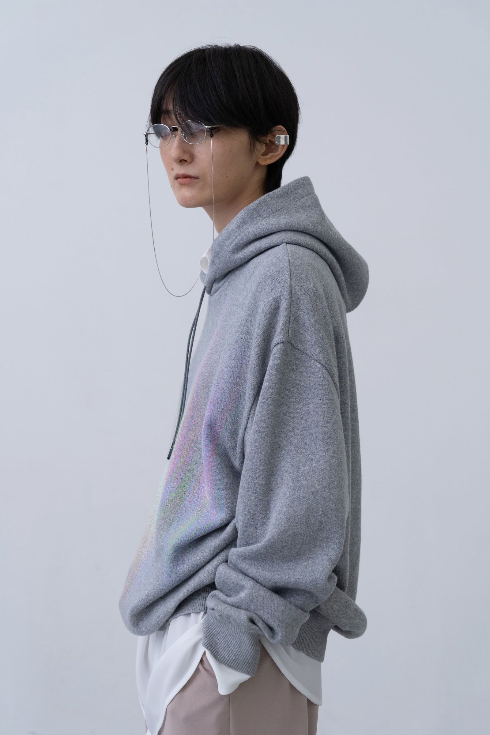 Phos Knit Hoodie [grey]