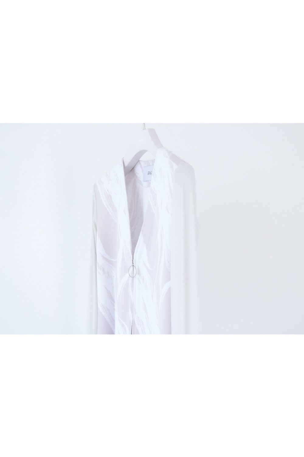 【ラスト1点 / 25SS】Aero Cardigan [clear] - エアロカーディガン [クリア] / SS25TO08