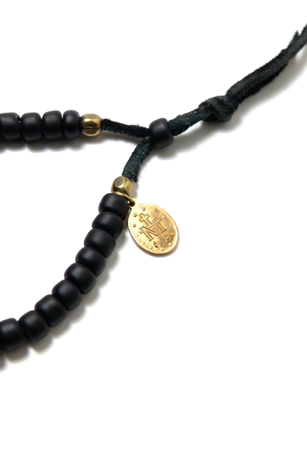 BLK BZ BR / ブラックビーズブレスレット