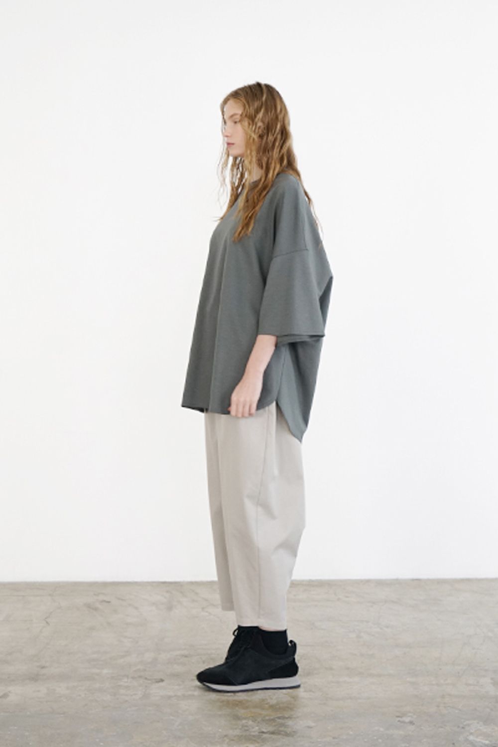 basic t-shirt [DEEP KHAKI] - ベーシックTシャツ [ディープカーキ] / vu-ctu-001