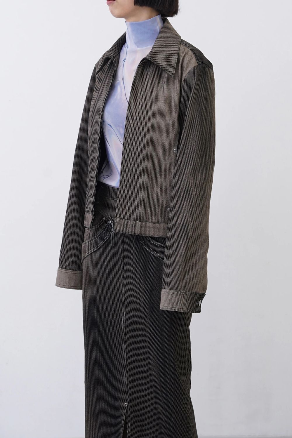 【26SS / 予約受付中】Mirage Bleach Denim Jacket [black] - ミラージュブリーチデニムジャケット [ブラック] / SS26OU03