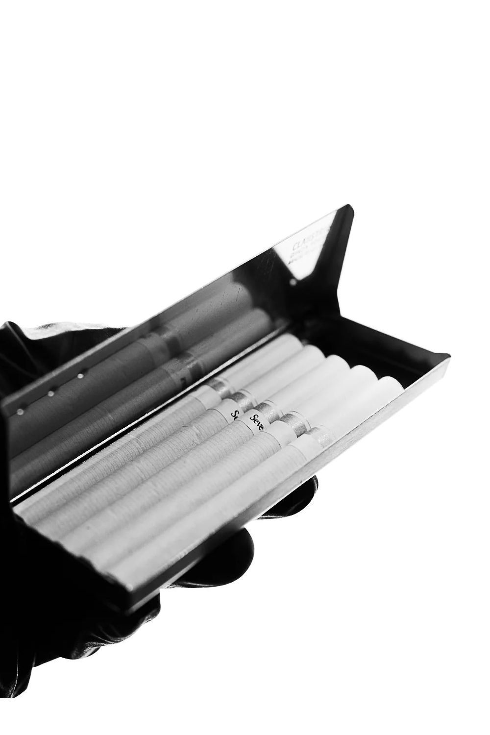 【紙巻5本・IQOS10本対応】CIG CONTAINER / HAIR LINE [ヘアーライン] / コンパクトシガレットケース