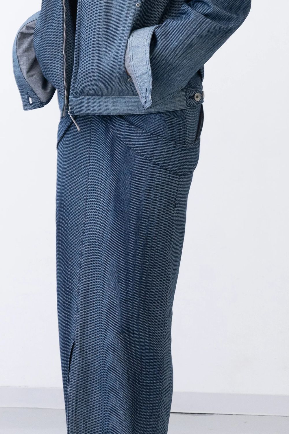 【26SS / 予約受付中】Mirage Bleach Skirt [navy]  - ミラージュブリーチスカート [ネイビー] / SS26BT08