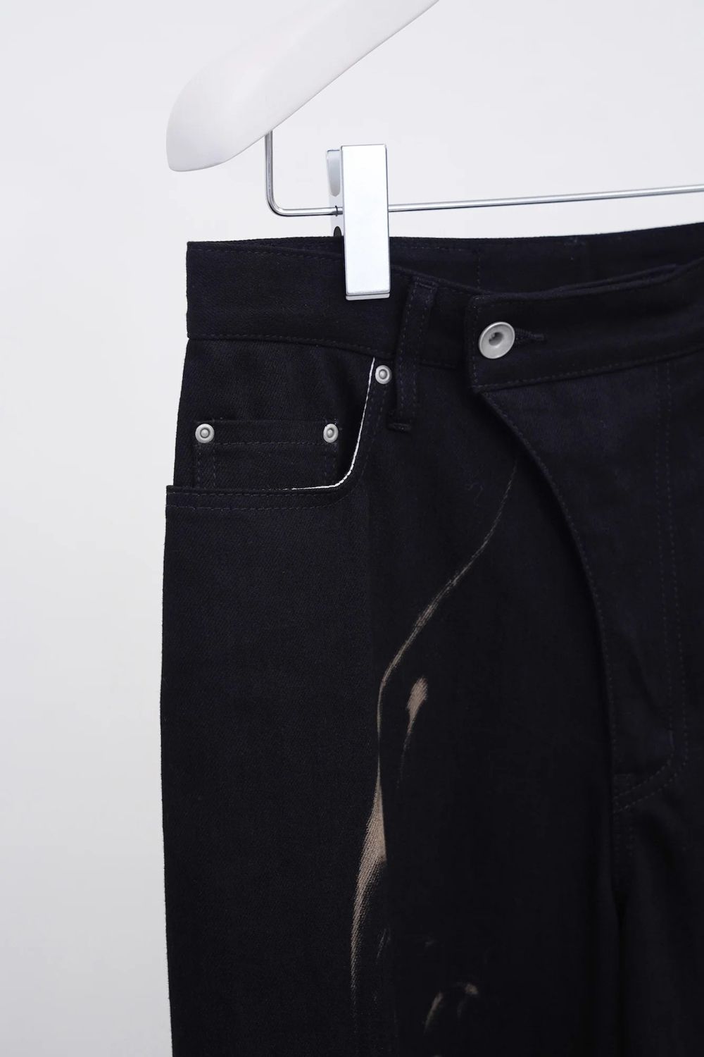 【26SS / 予約受付中】Refract Bleach Denim [black]  - リフラクトブリーチデニム [ブラック] / SS26BT09