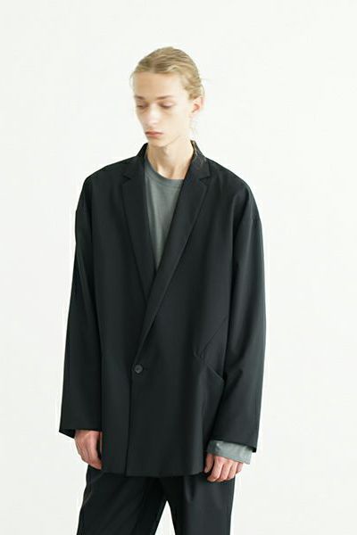 【24AW】double jacket [BLACK] - ダブルジャケット [ブラック] / vu-jkt-003