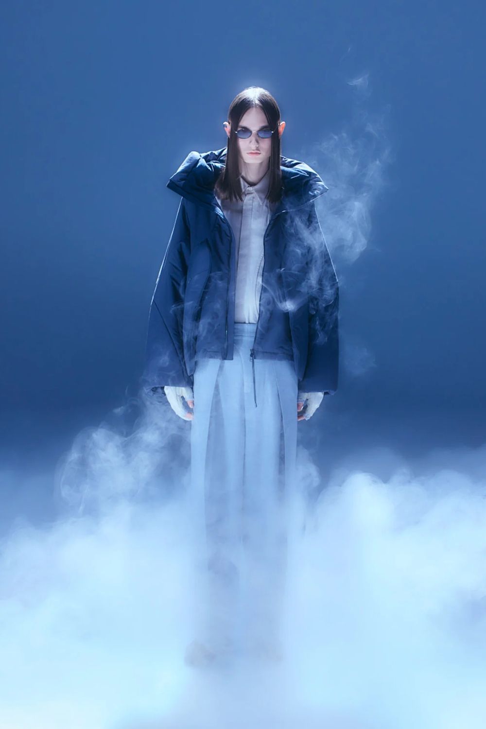 【アーカイブ展 / 1.18まで】Cocoon Organ Trousers [grey] - コクーンオルガントラウザーズ [グレー] / FW24BT01