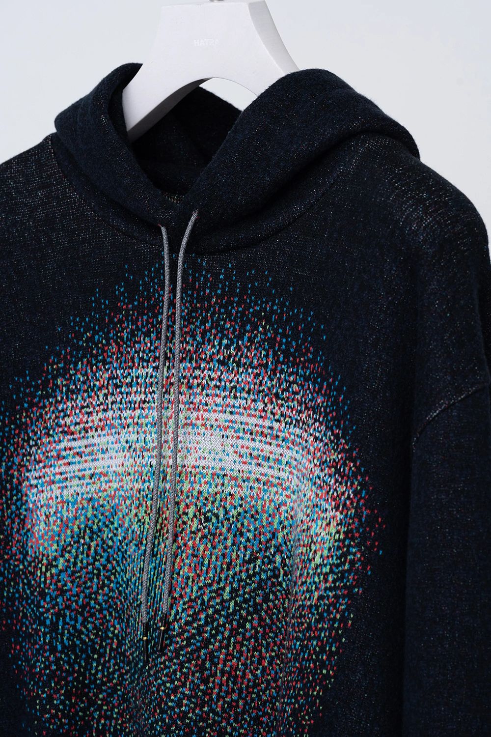 【26AW / 予約受付中】Photon Knit Hoodie [black] - フォトンニットフーディ [ブラック] / FW26KN02