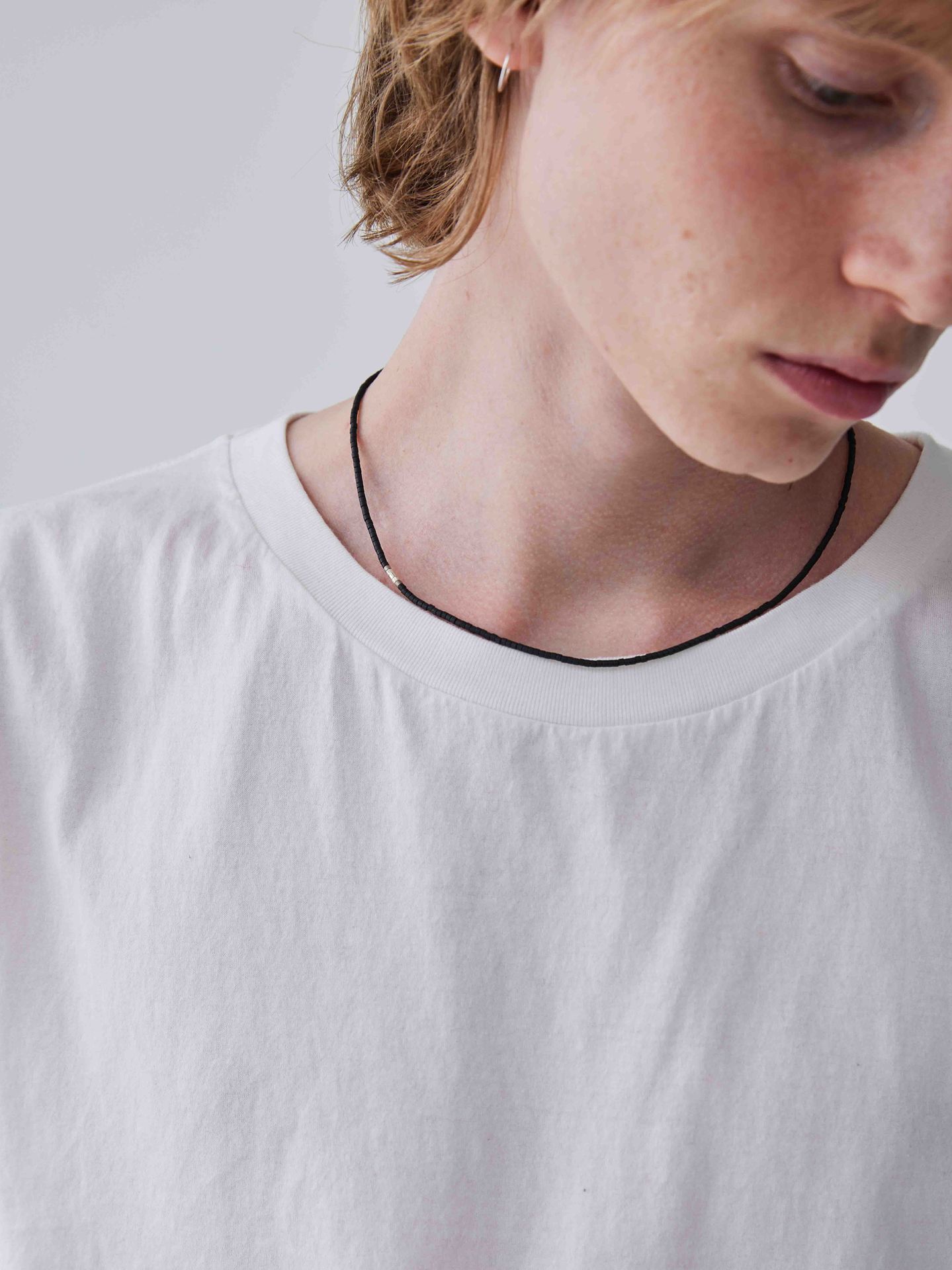 《予約品》 BEADS NECKLACE / ネックレス / ブラック 【Iroquois.SENTI】
