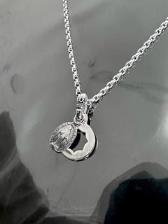 《受注生産》  MEDAL with CUT OUT FLOWER NECKLACE / メダイウィズカットアウトフラワーネックレス【注文から約1カ月入荷】