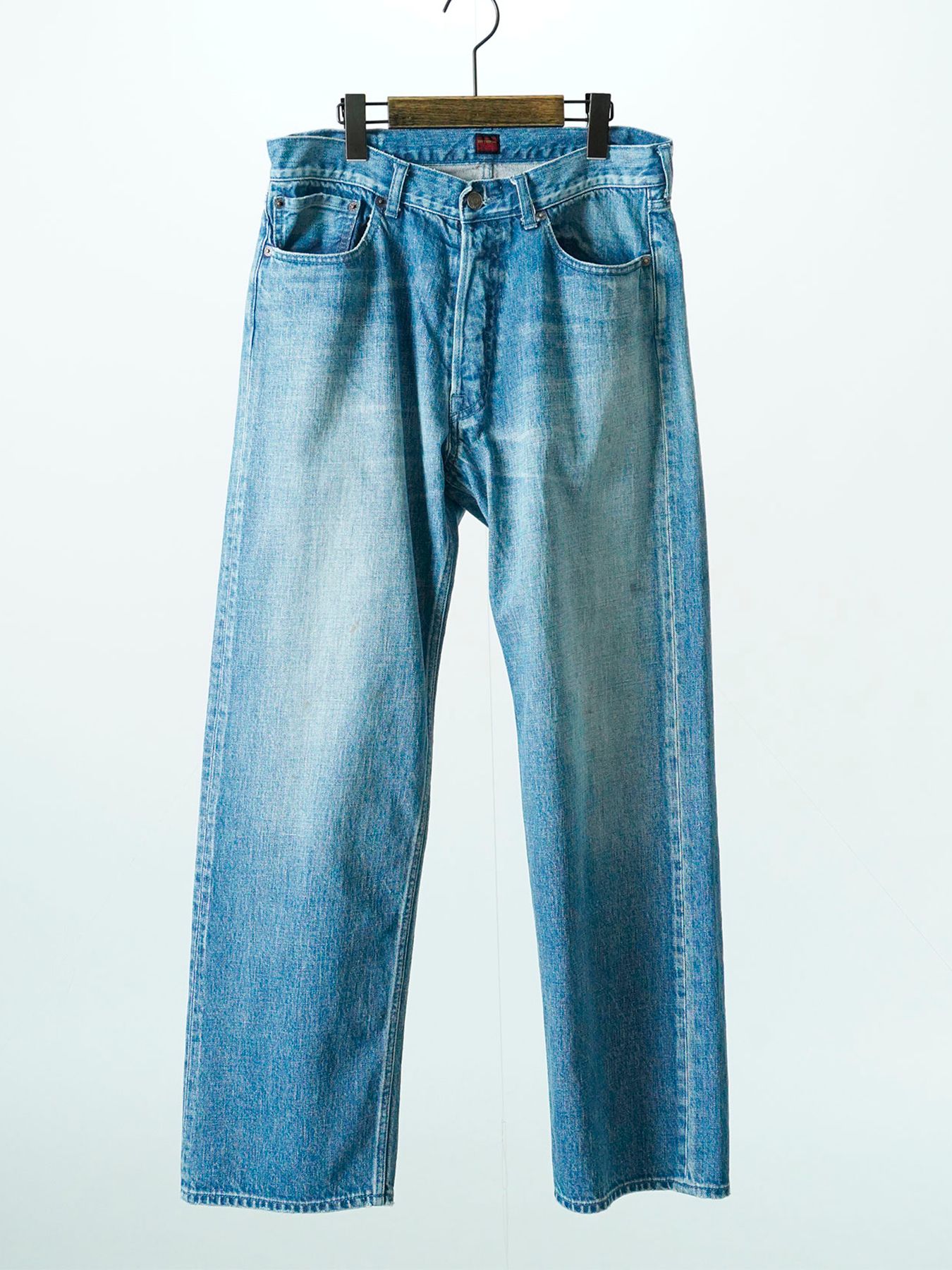 【予約品 11月9日(月) 締切】TRADITIONALDENIM Used / トラディショナルデニム ユーズド加工 / 淡色 インディゴ×ネイビーステッチ