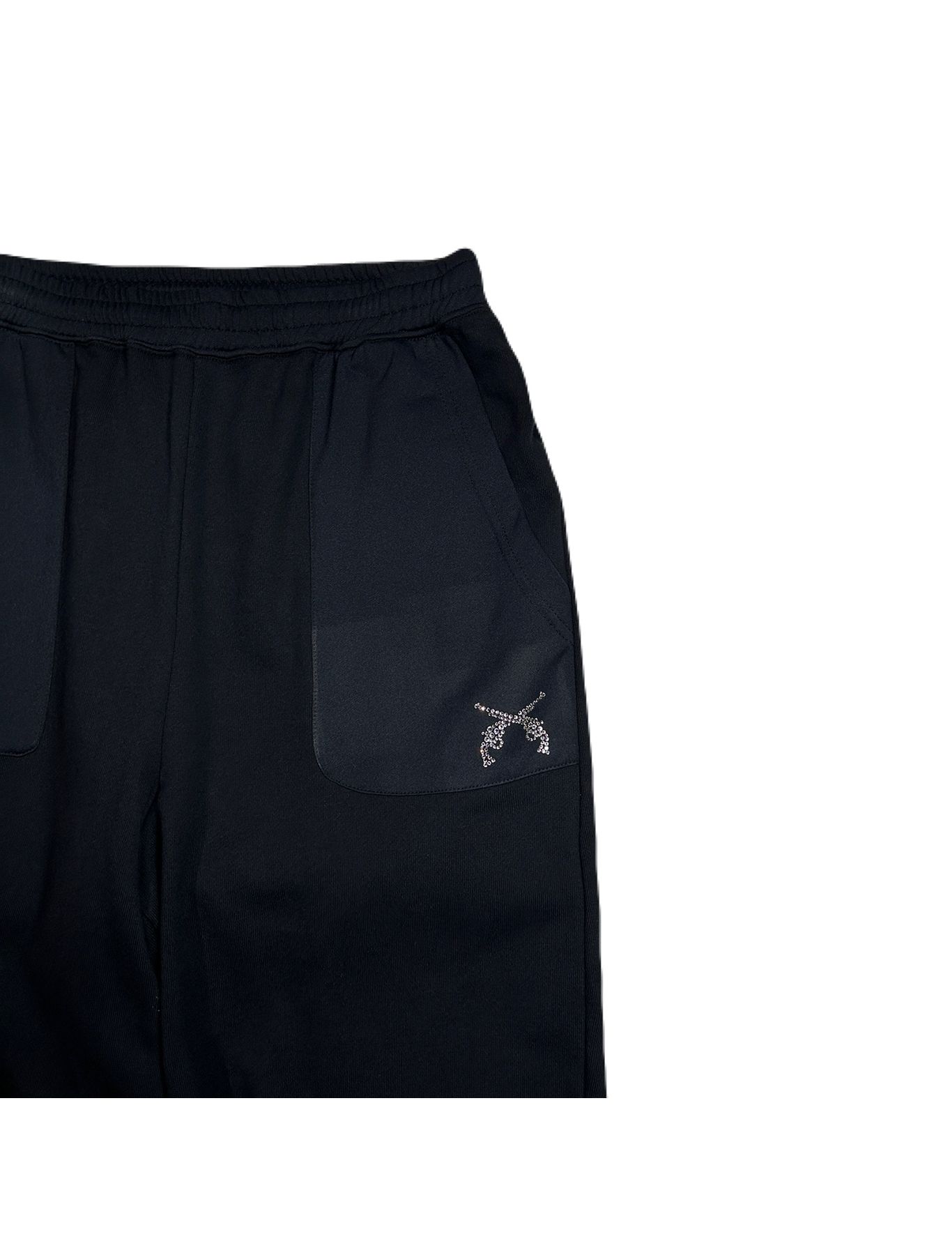【予約品 8月10日(日) 締切 】WOMENS SWEAT PANTS CRY / スウェットパンツ / ブラック×クリアクリスタル