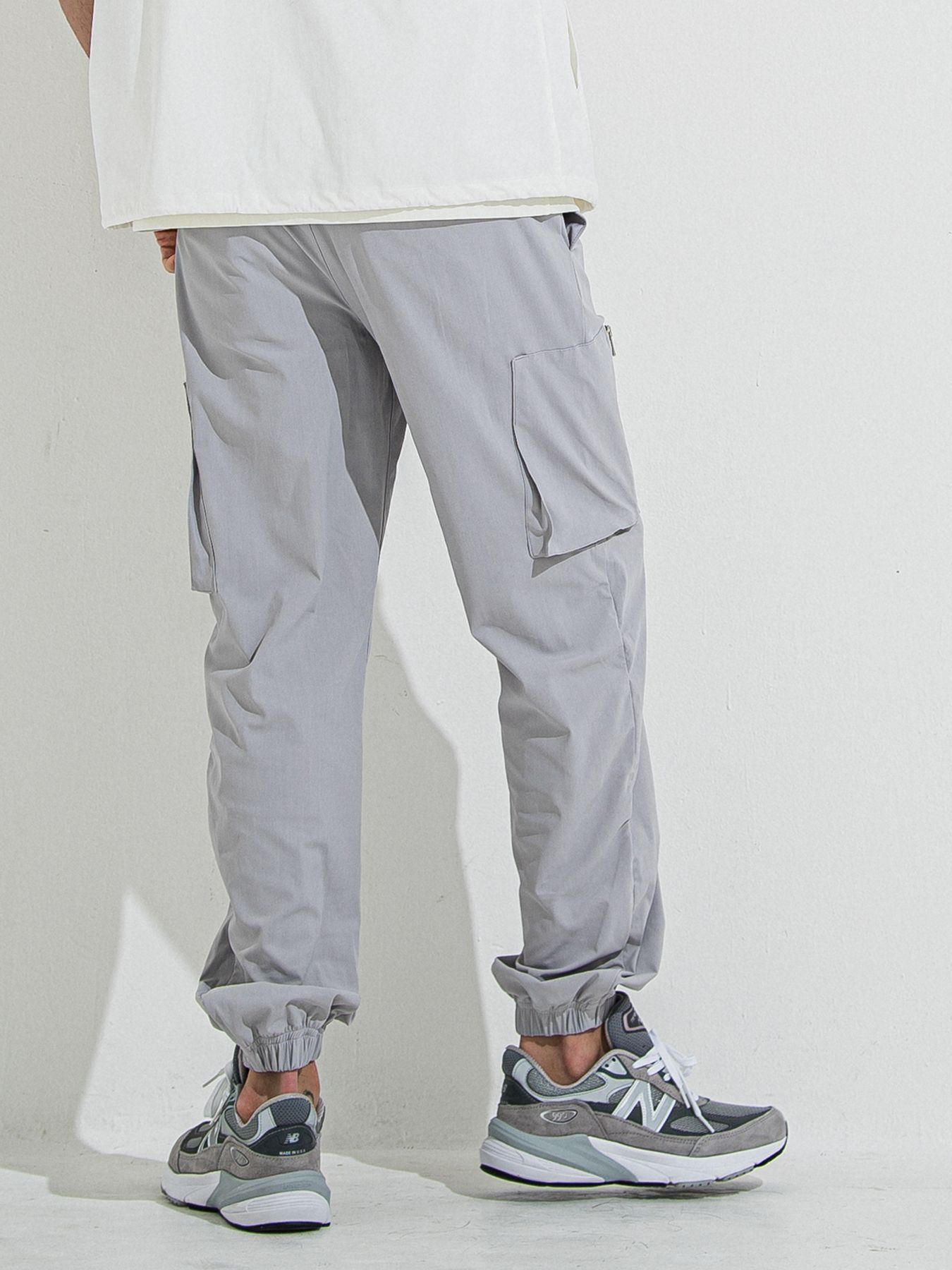 【予約品 】DAVID NYLON CARGO PANTS / デヴィッドナイロンカーゴパンツ / グレー