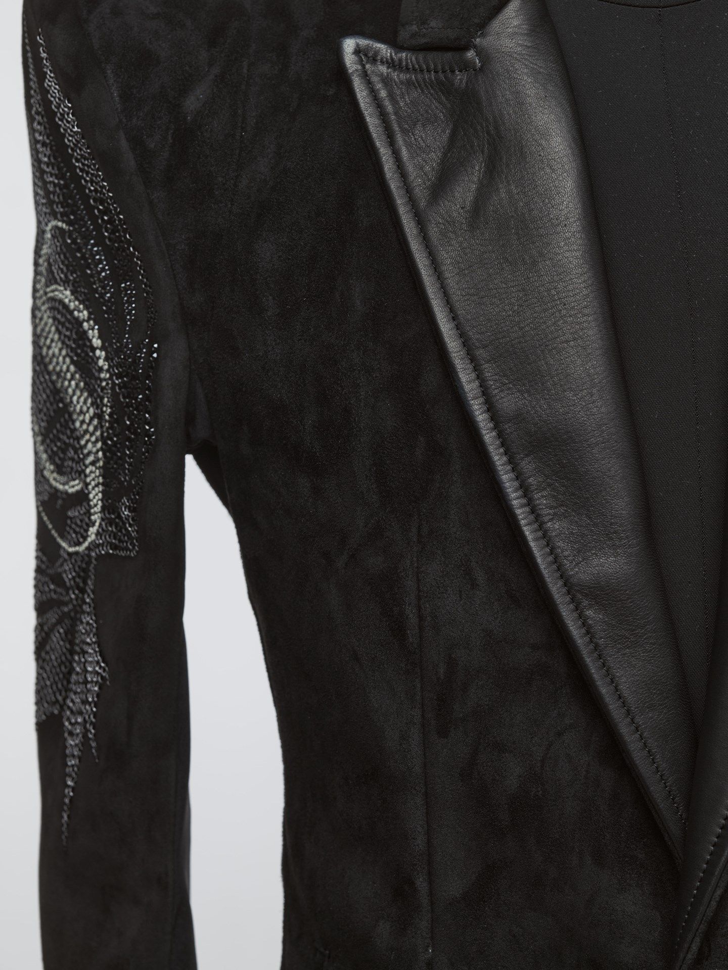 《予約品》 Anchor Layered Jacket / スワロレイヤードジャケット / ブラック 【THE ONENESS】