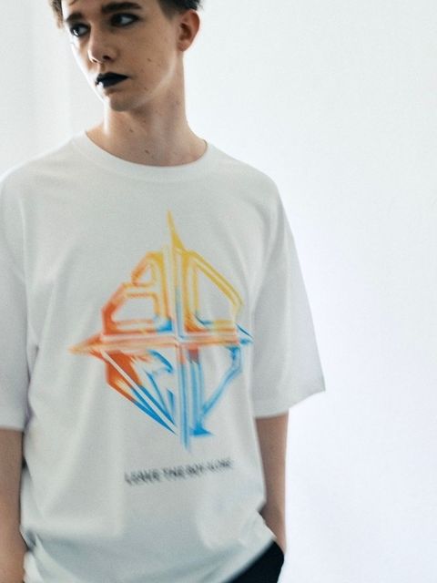 GRADATION BOY TEE / Tシャツ / ホワイト 【BOY LONDON】