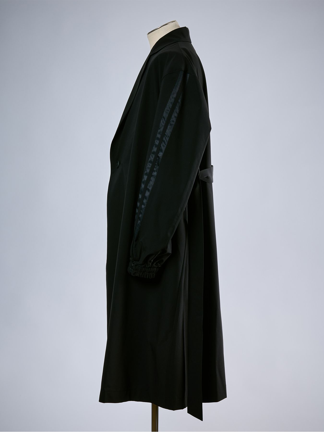 【予約品 10月26日(月) 締切】Drape Coat / ドレープコート / ブラック