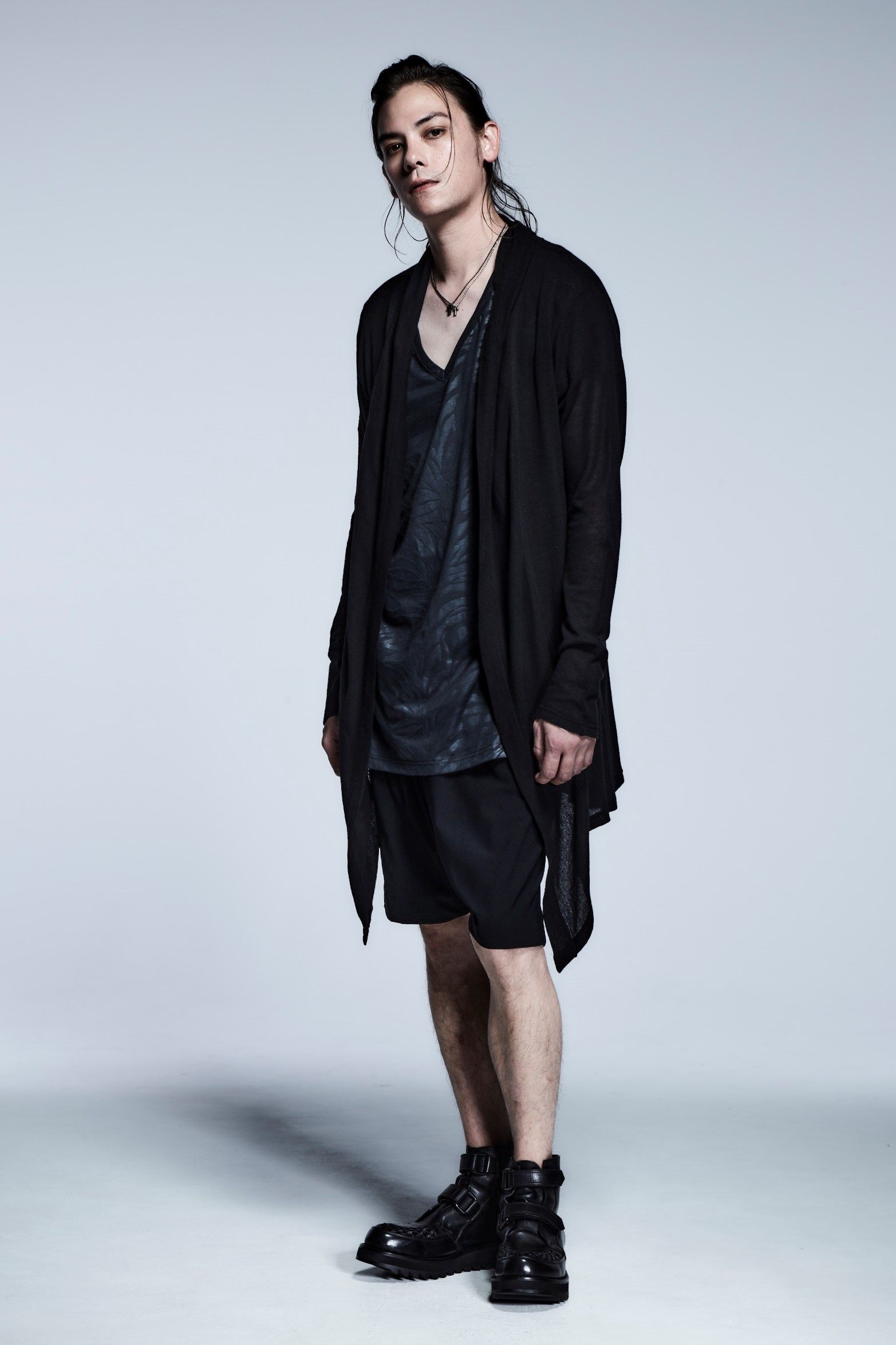 《予約品》 LooseVNeckT-Shirts / Black 【kiryuyrik】 3月入荷予定