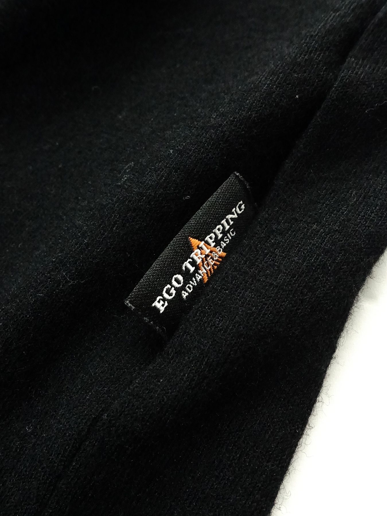 【予約品】 WASHABLE WOOL TEE / ウールTシャツ / ブラック