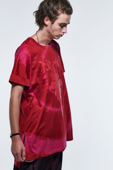 《予約品》 DolmanSleeveT-Shirt / レッド&ピンク 【kiryuyrik】 2023年6月以降入荷予定