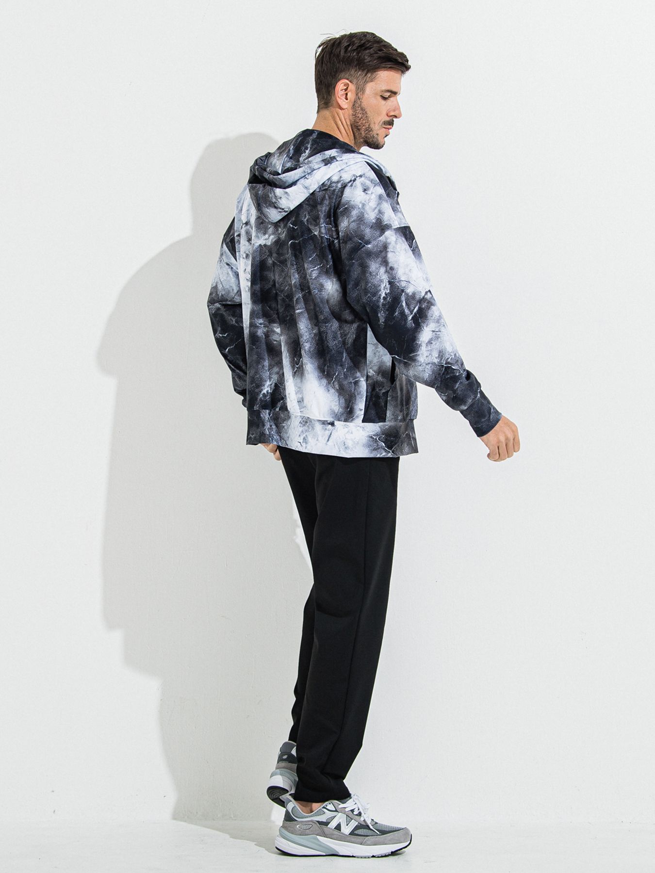 【予約品 】PAT WIDE EASY PANTS / パットワイドイージーパンツ / ブラック