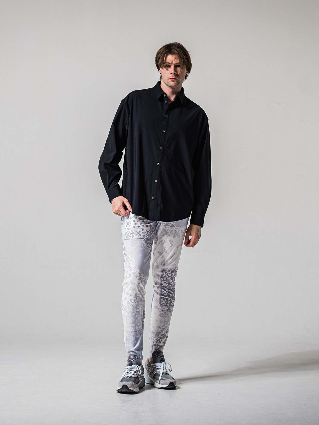 【予約品 11月16日(日) 締切】CHRIS EASY TUCK PANTS / スラックス イージーパンツ / バンダナグレー